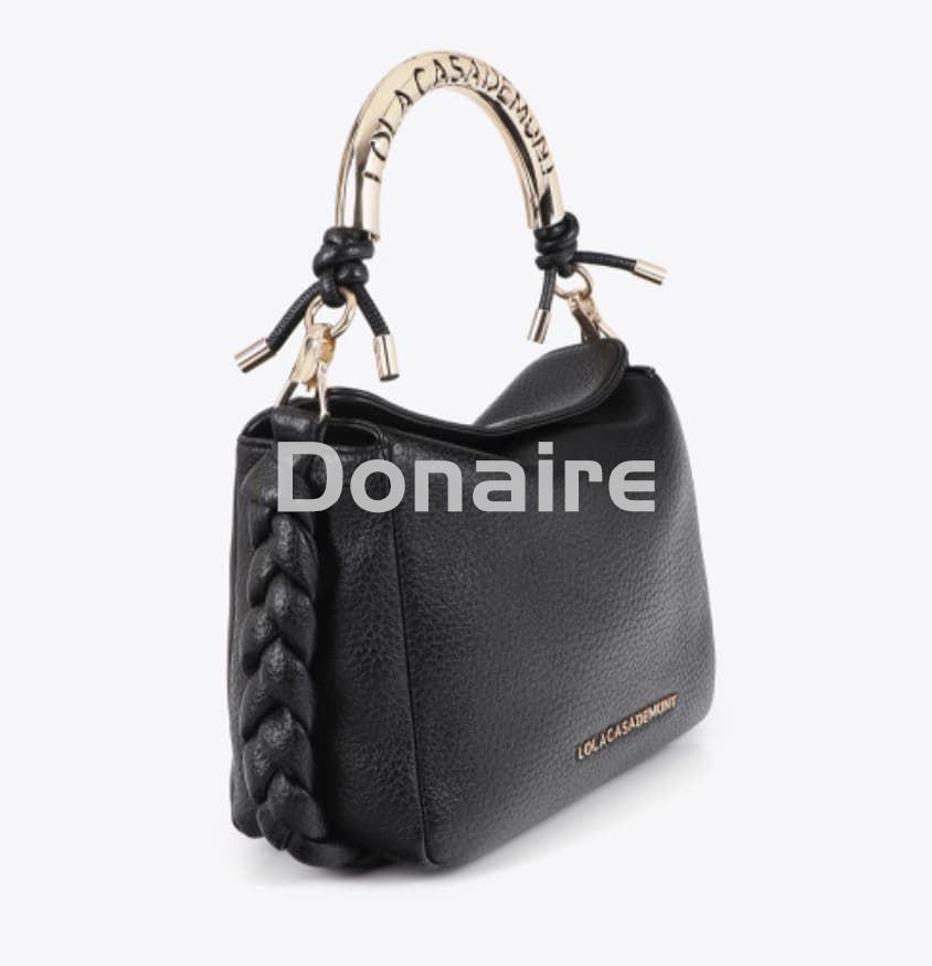 Bolso bandolera 1981 negro Lola Casademunt - Imagen 3