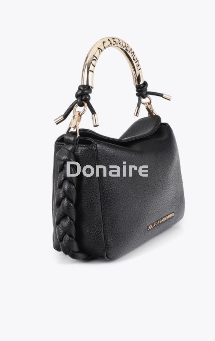 Bolso bandolera 1981 negro Lola Casademunt - Imagen 4