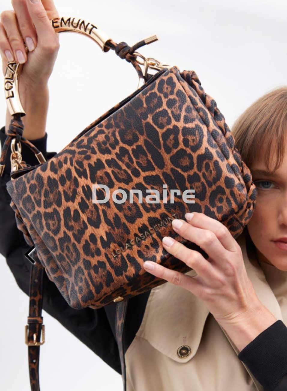 Bolso bandolera animal print 1981 Lola Casademunt - Imagen 1