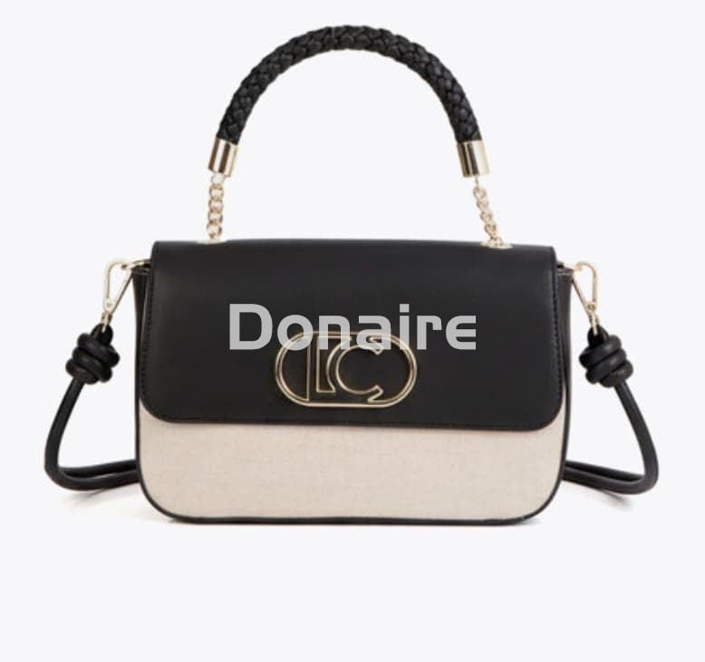 Bolso bandolera bicolor con solapa Lola Casademunt - Imagen 1