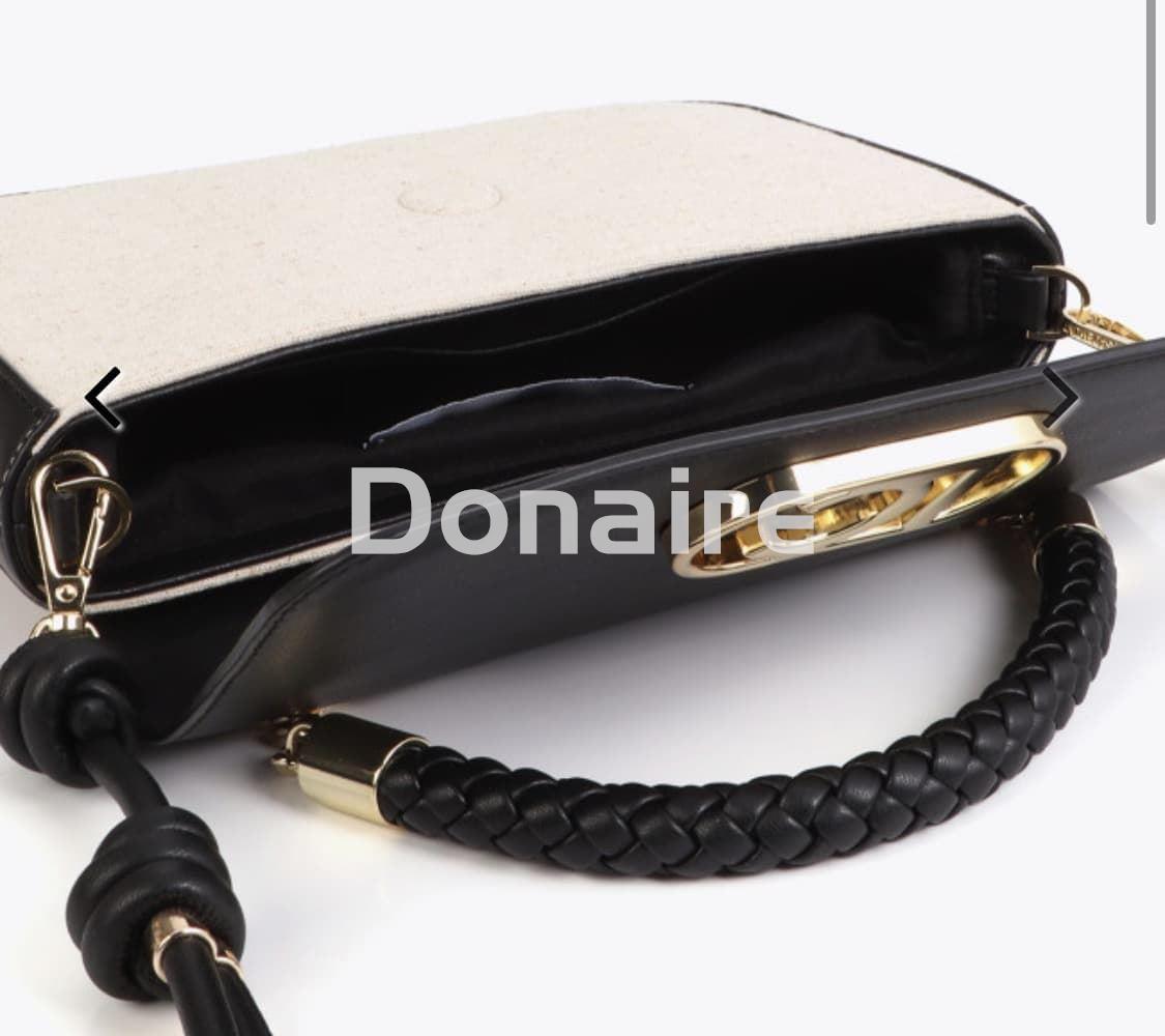 Bolso bandolera bicolor con solapa Lola Casademunt - Imagen 5