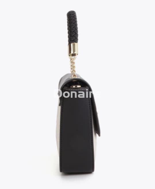 Bolso bandolera bicolor con solapa Lola Casademunt - Imagen 7