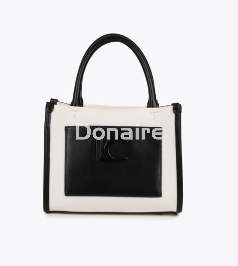 Bolso bandolera bicolor Lola Casademunt - Imagen 3