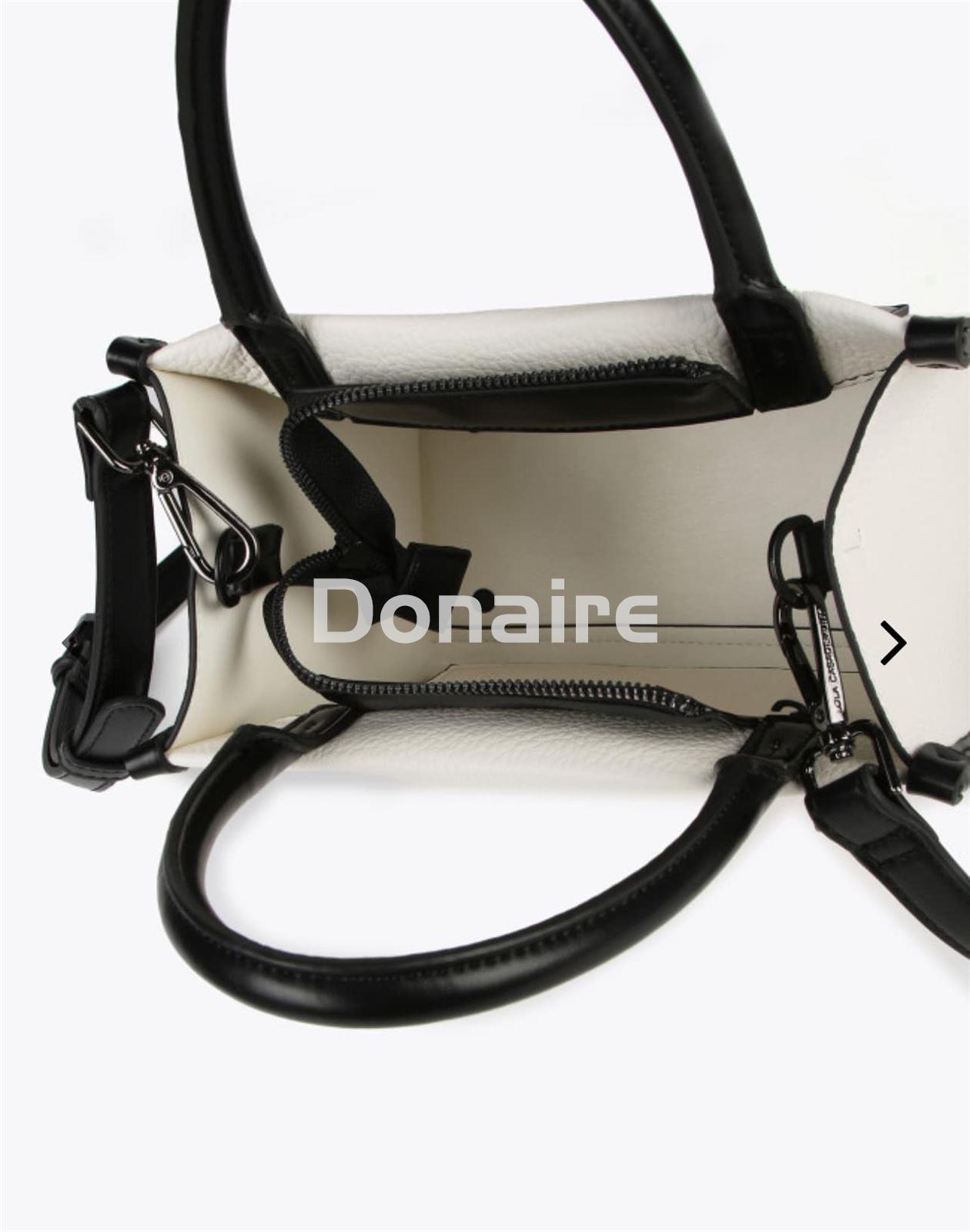 Bolso bandolera bicolor Lola Casademunt - Imagen 5
