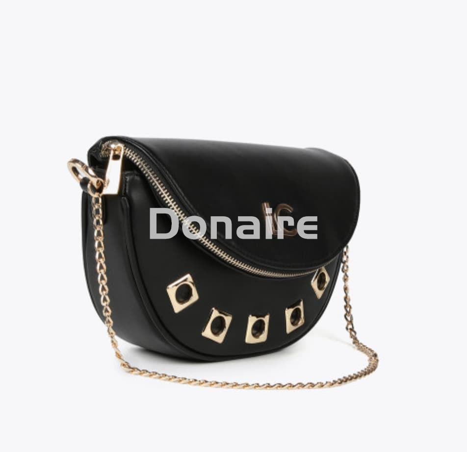 Bolso bandolera detales dorado metálicos Lola Casademunt - Imagen 3