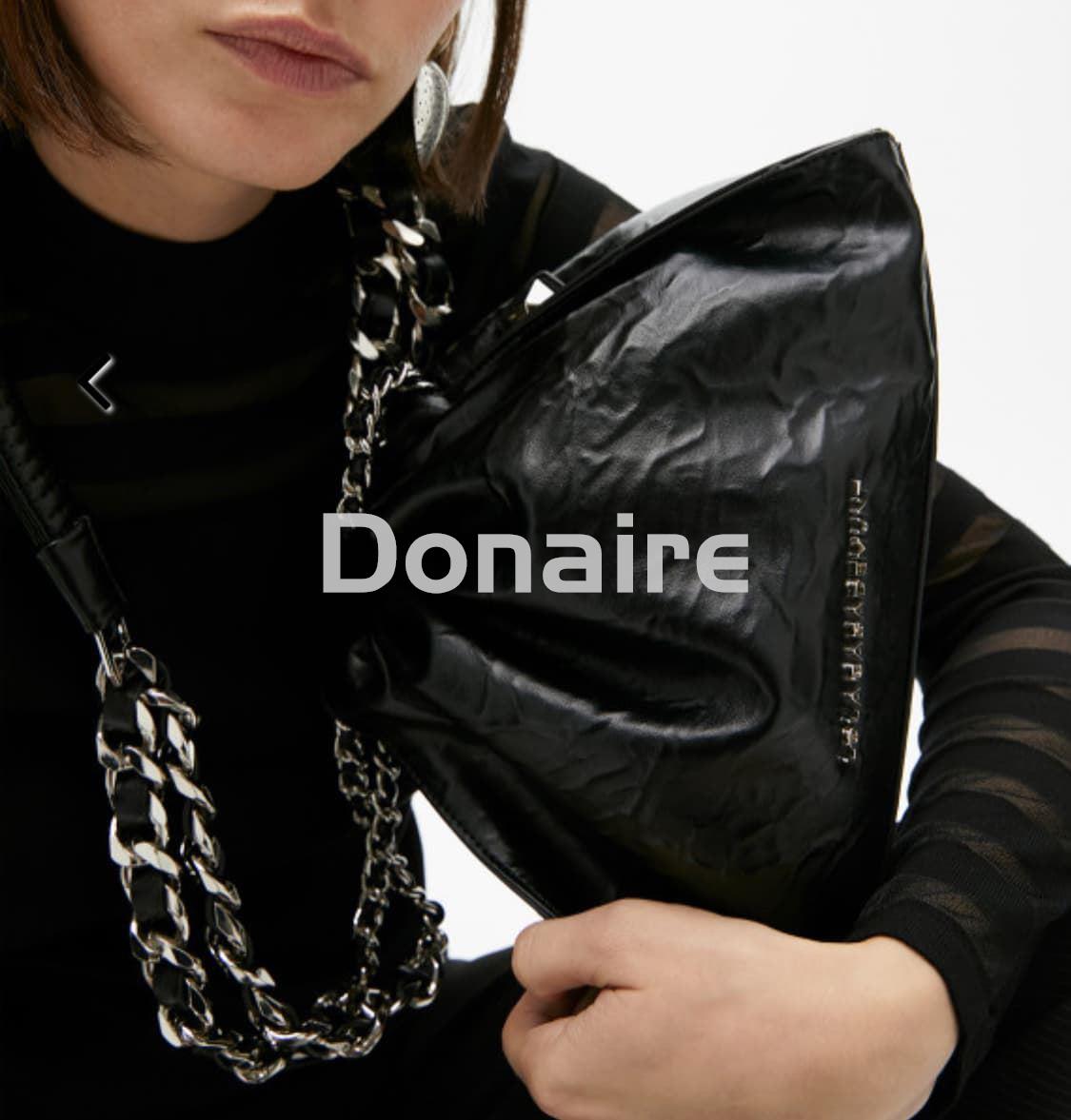 Bolso bandolera efecto piel arrugada Lola Casademunt - Imagen 1