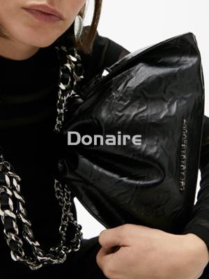 Bolso bandolera efecto piel arrugada Lola Casademunt - Imagen 1