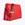 Bolso bandolera logotipada roja y correa animal print Lola Casademunt - Imagen 2