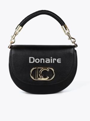 Bolso bandolera media luna con solapa Lola Casademunt - Imagen 2