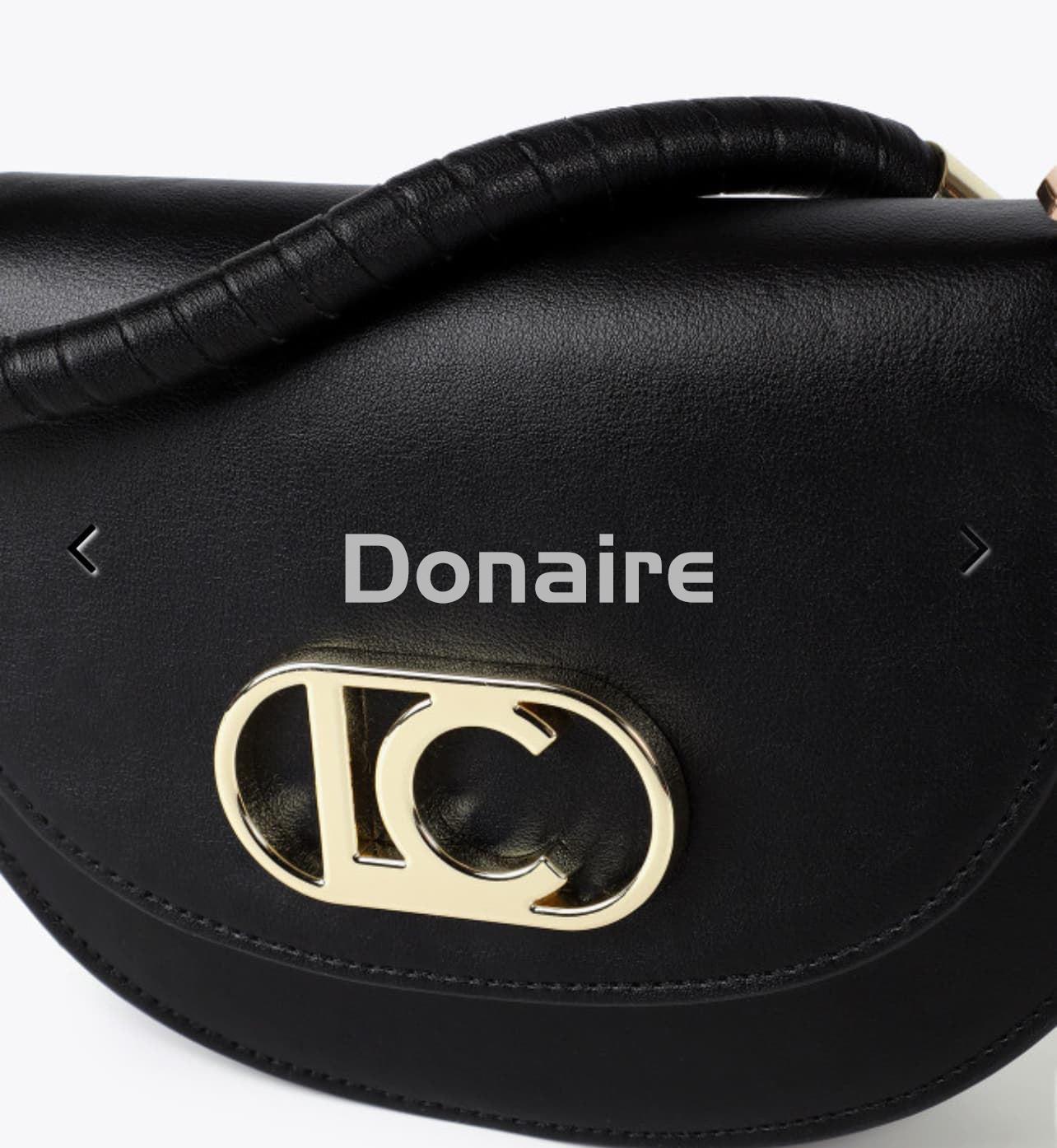 Bolso bandolera media luna con solapa Lola Casademunt - Imagen 5