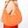 Bolso bandolera media luna nylon naranja flúor Lola Casademunt - Imagen 1
