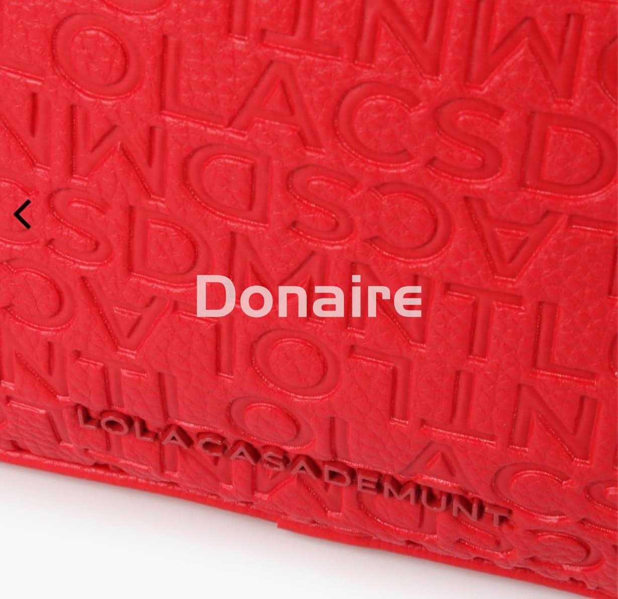 Bolso bandolera monograma roja Lola Casademunt - Imagen 5