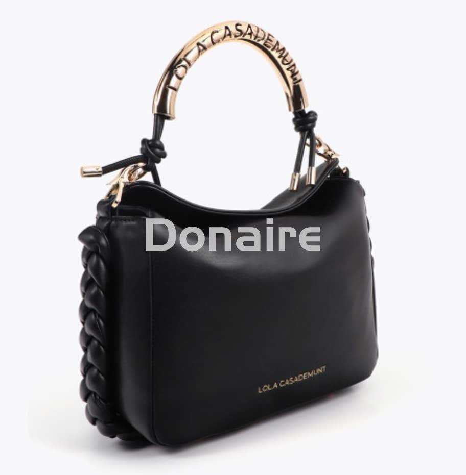 Bolso bandolera negra 1981 Lola Casademunt - Imagen 4