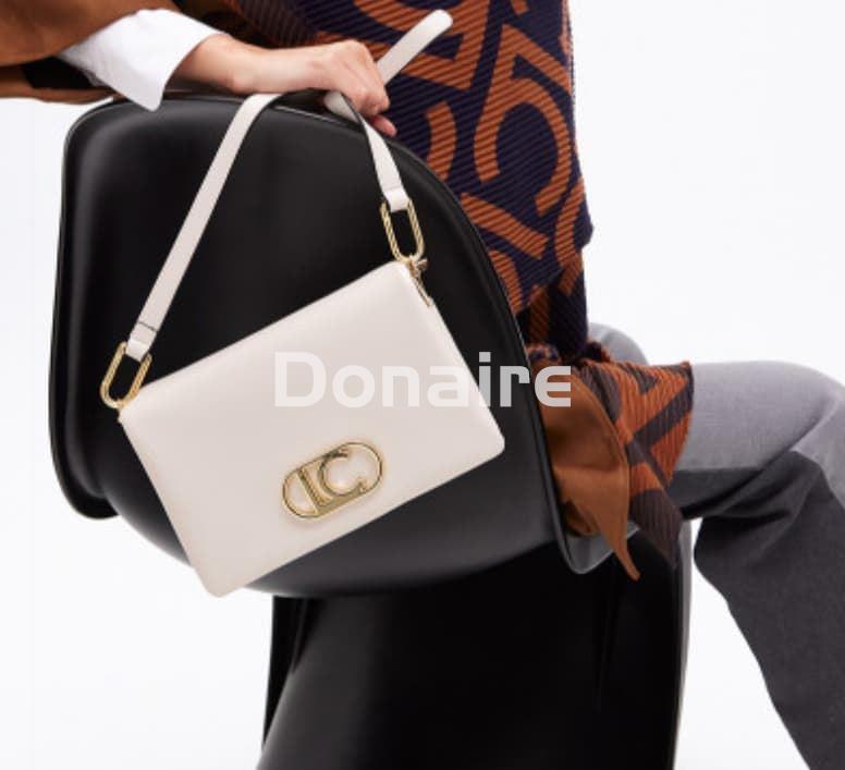 Bolso bandolera solapa crudo Lola Casademunt - Imagen 1