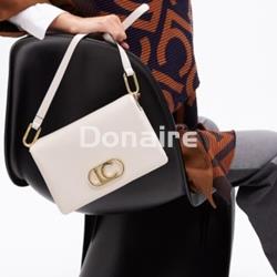 Bolso bandolera solapa crudo Lola Casademunt - Imagen 1