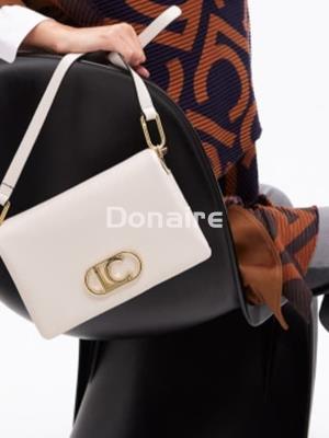 Bolso bandolera solapa crudo Lola Casademunt - Imagen 1