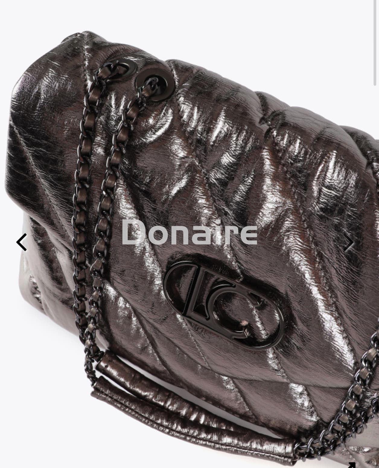 Bolso bandolera tejido acolchado y metalizado Lola Casademunt - Imagen 4