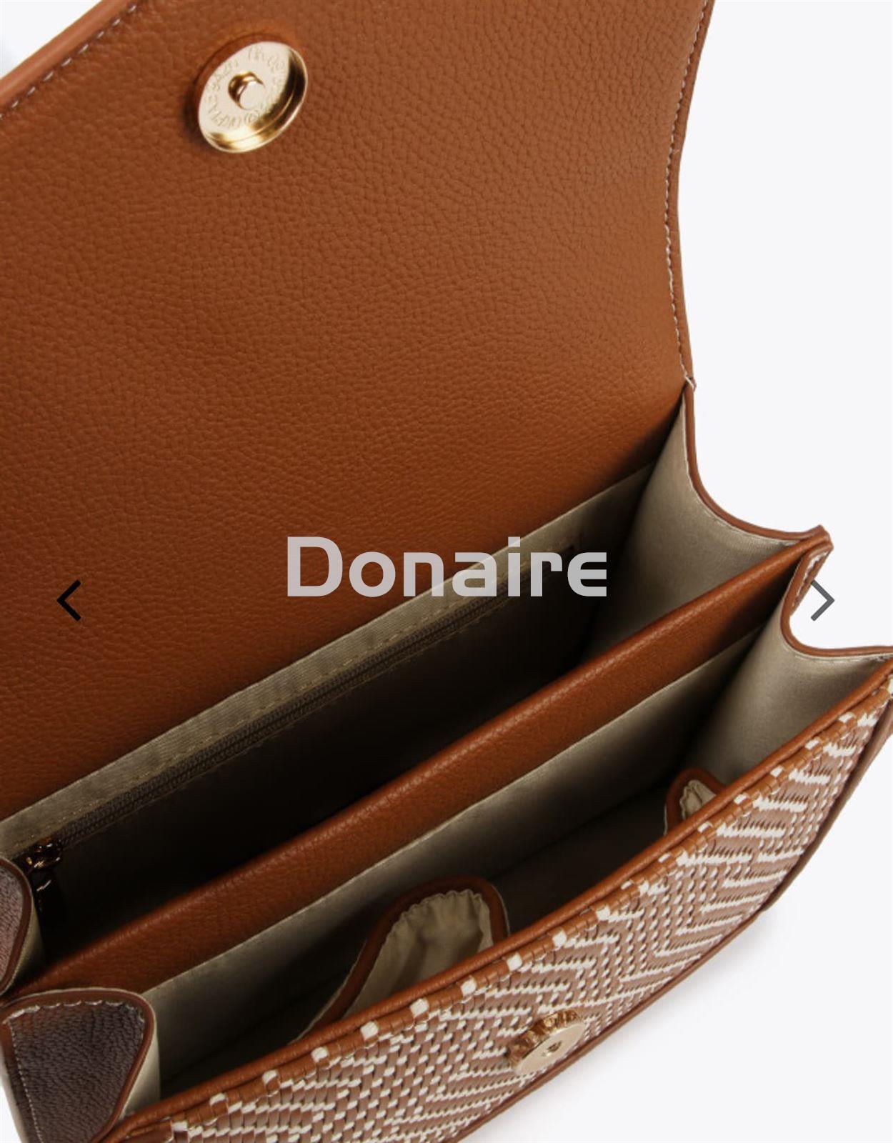 Bolso bandolera trenzado con solapa Lola Casademunt - Imagen 6
