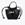 Bolso mini shopper trenzado negro Lola Casademunt - Imagen 2