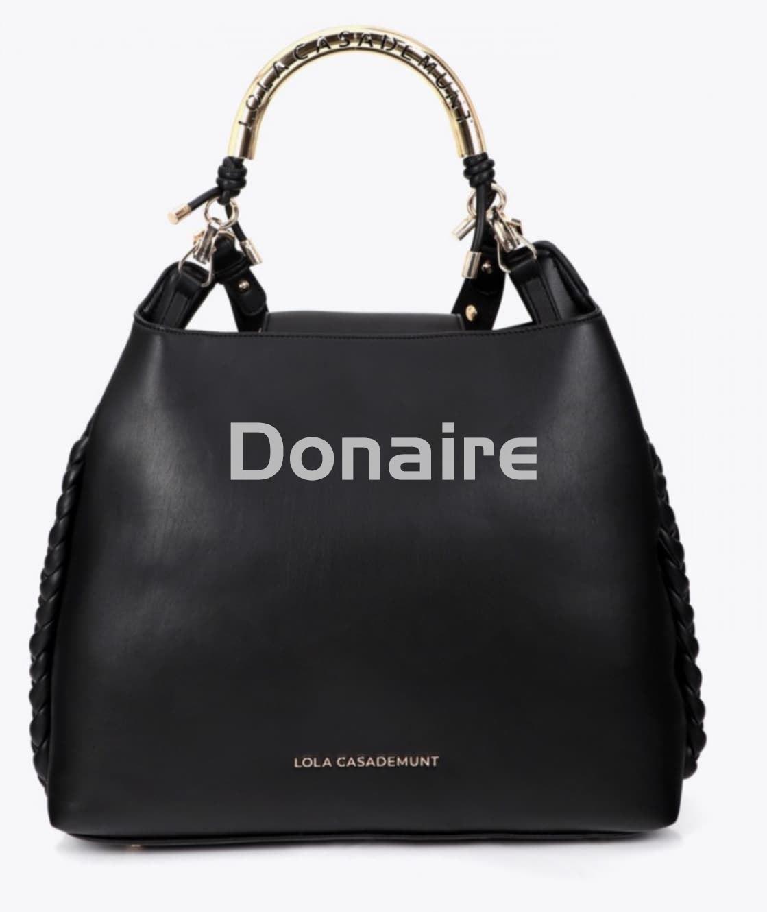 Bolso shopper 1981 negro Lola Casademunt - Imagen 1