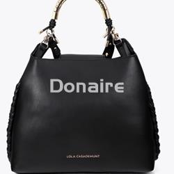Bolso shopper 1981 negro Lola Casademunt - Imagen 1