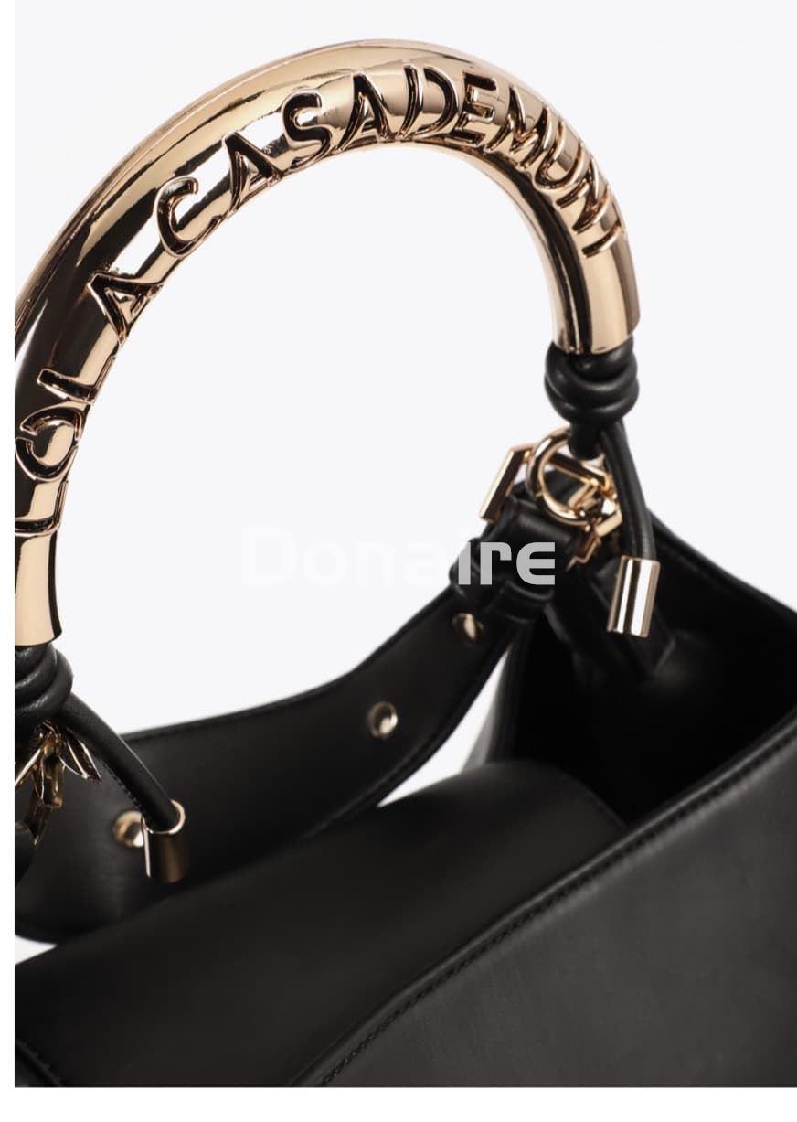 Bolso shopper 1981 negro Lola Casademunt - Imagen 3