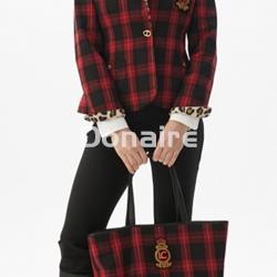 Bolso shopper cuadros y escudo Lola Casademunt - Imagen 1