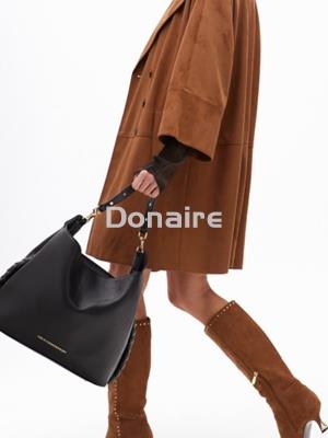 Bolso shopper negro 1981 Lola Casademunt - Imagen 1