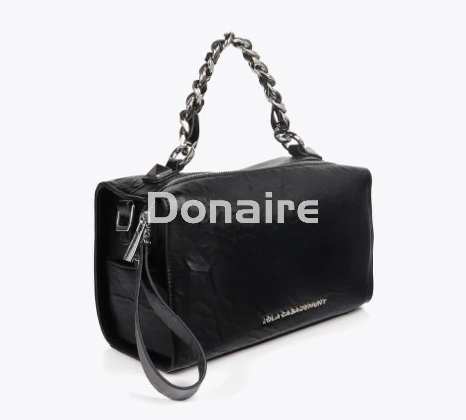 Bolso tipo maletín efecto piel arrugada Lola Casademunt - Imagen 3