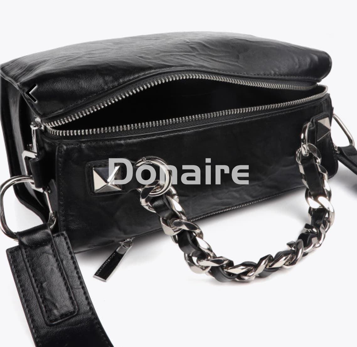 Bolso tipo maletín efecto piel arrugada Lola Casademunt - Imagen 4