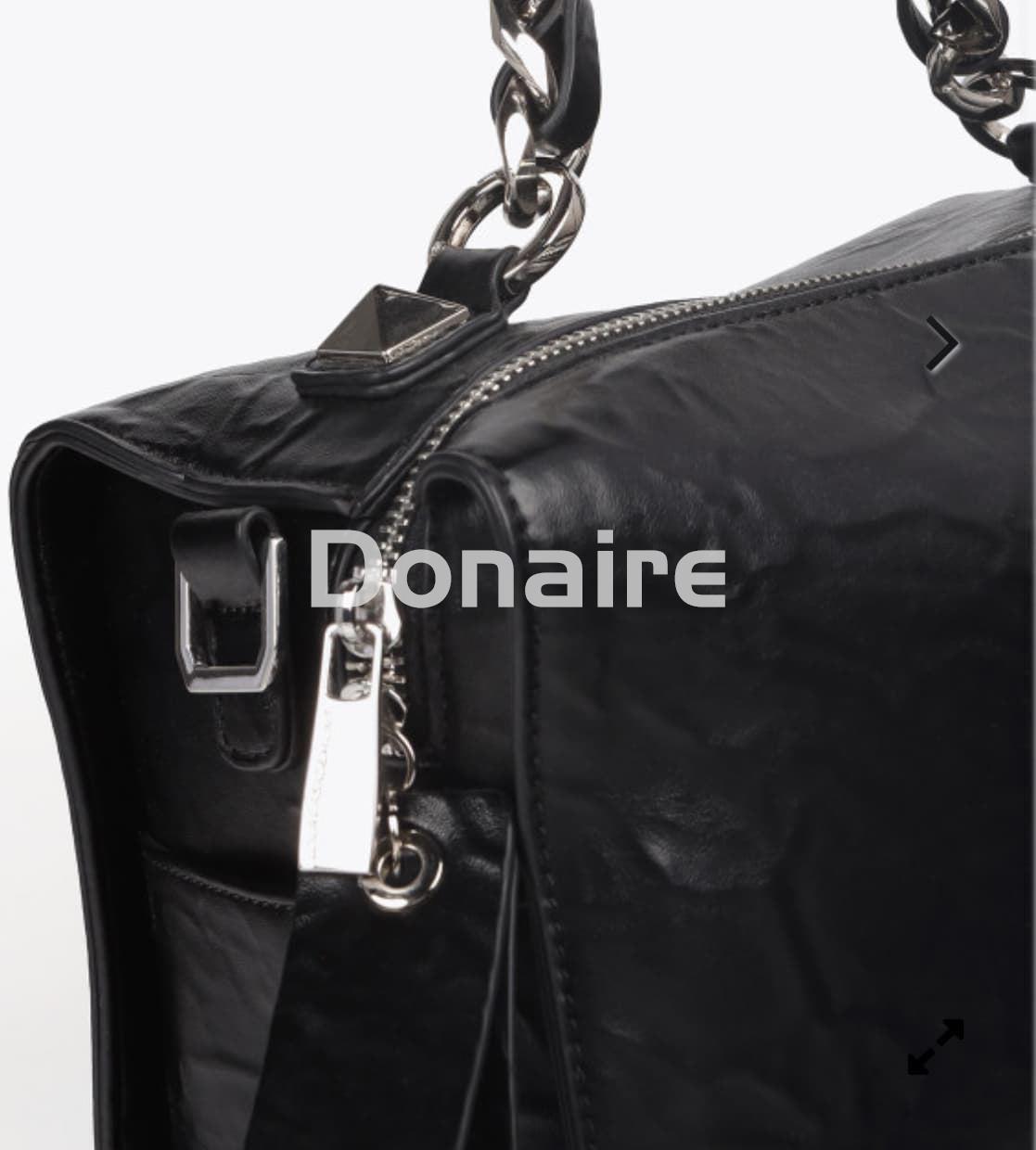 Bolso tipo maletín efecto piel arrugada Lola Casademunt - Imagen 5