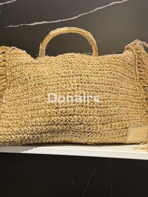 Bolso tipo shopper rafia y lurex NKN - Imagen 1