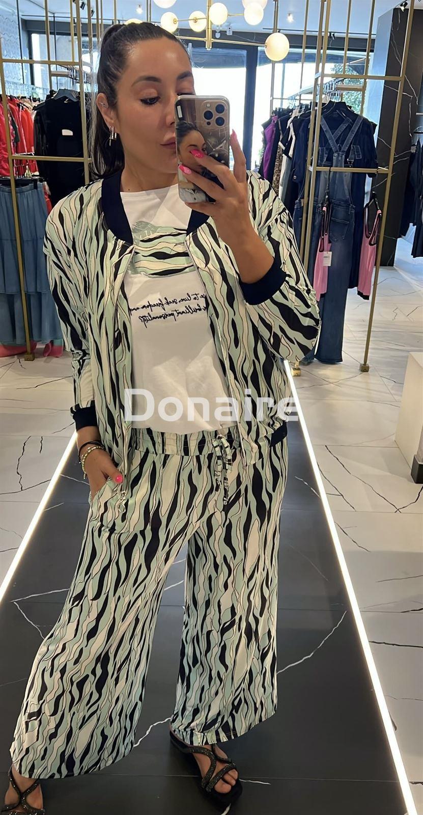 Bomber algodón satinado tonos azules WNT - Imagen 1