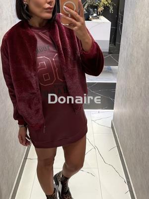 Bomber pelo granate Phard - Imagen 1