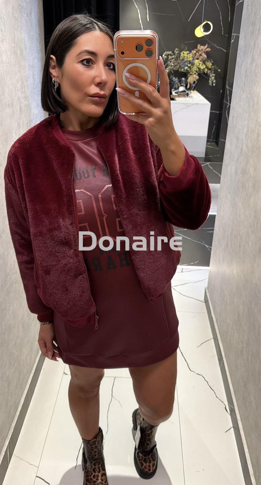 Bomber pelo granate Phard - Imagen 2