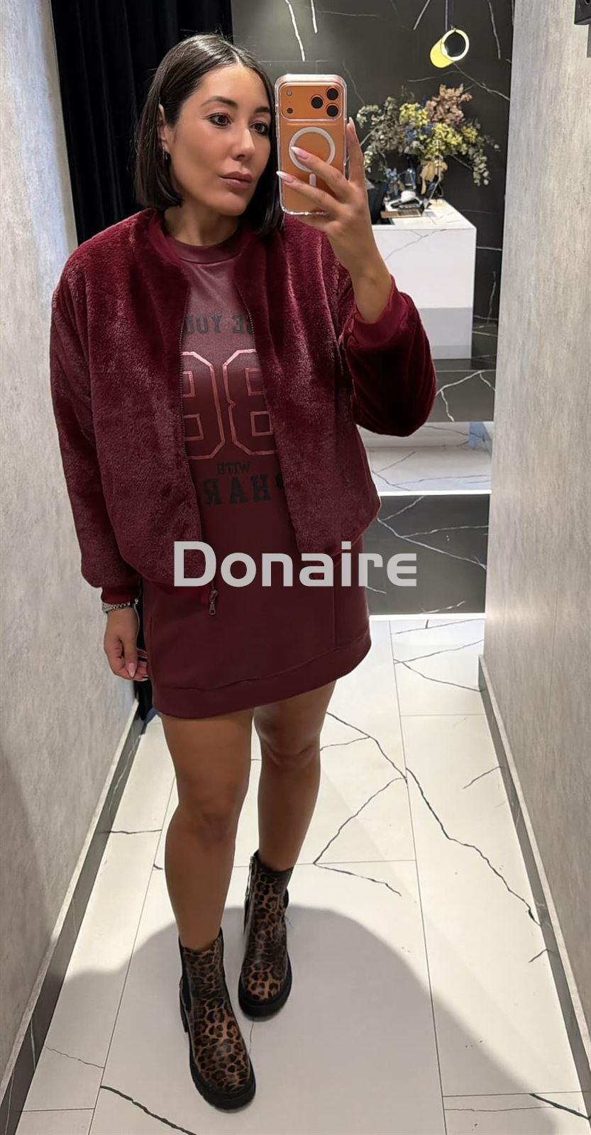 Bomber pelo granate Phard - Imagen 4