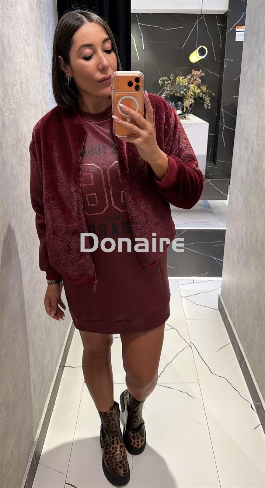 Bomber pelo granate Phard - Imagen 5