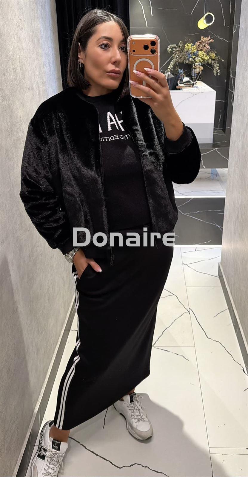 Bomber pelo negra Phard - Imagen 3