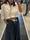 Camisa blanca crop OPEN - Imagen 1