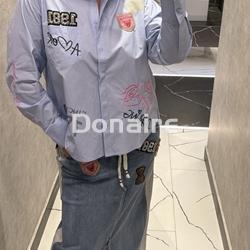 Camisa con bordados y parches Lola Casademunt - Imagen 1