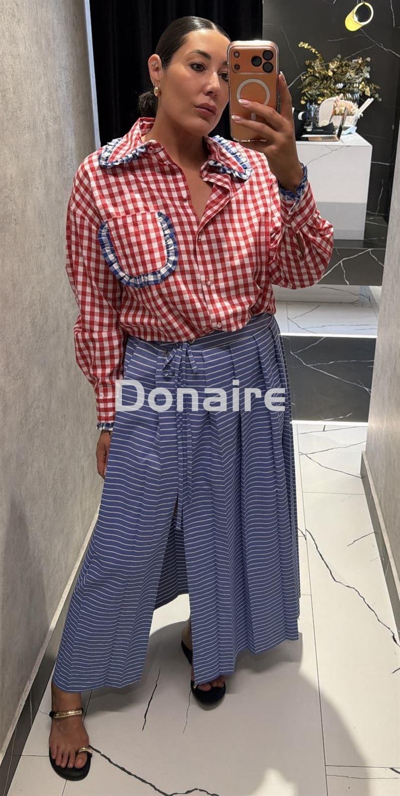 Camisa cuadros vichy Dixie - Imagen 1