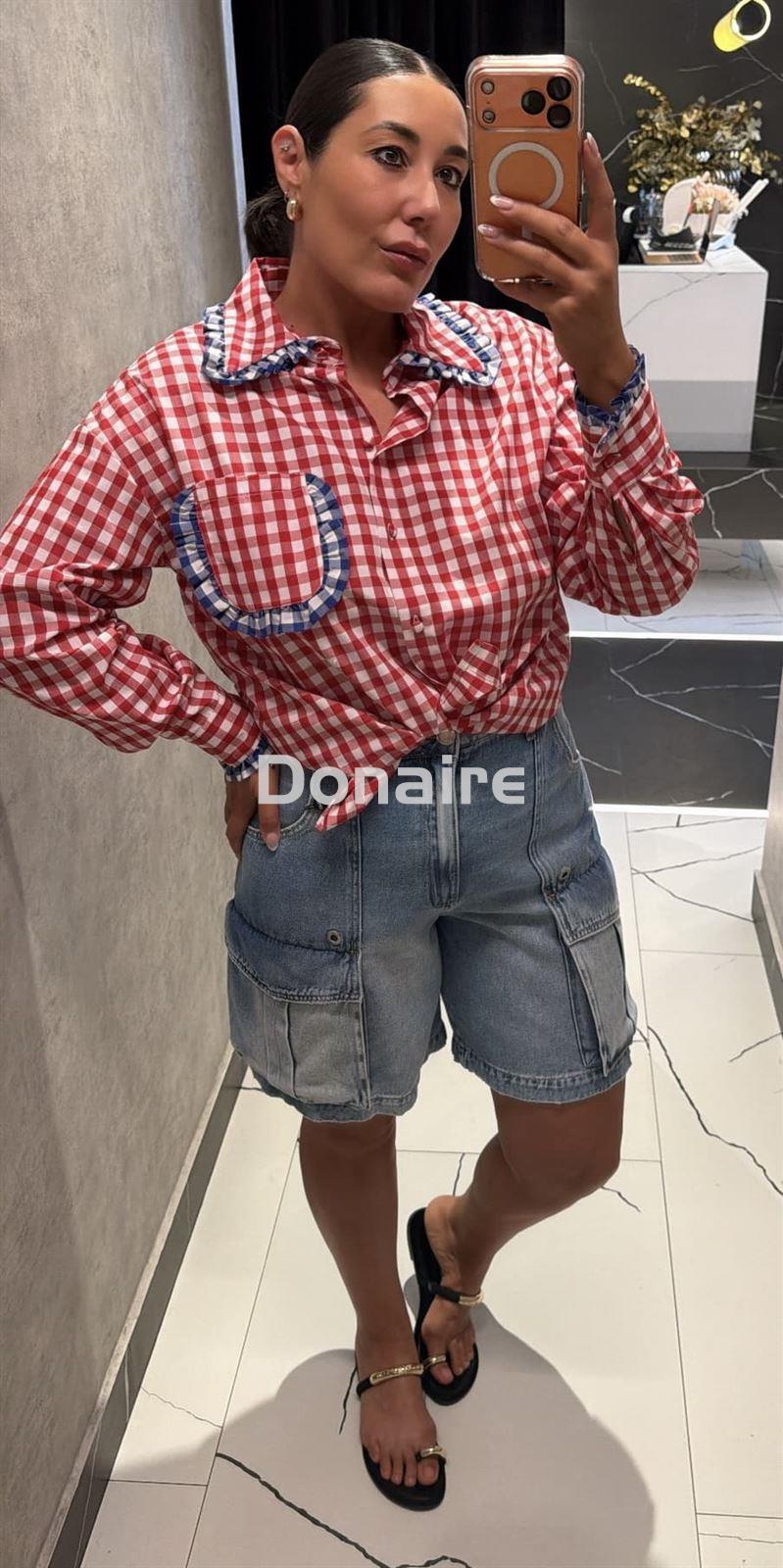 Camisa cuadros vichy Dixie - Imagen 4
