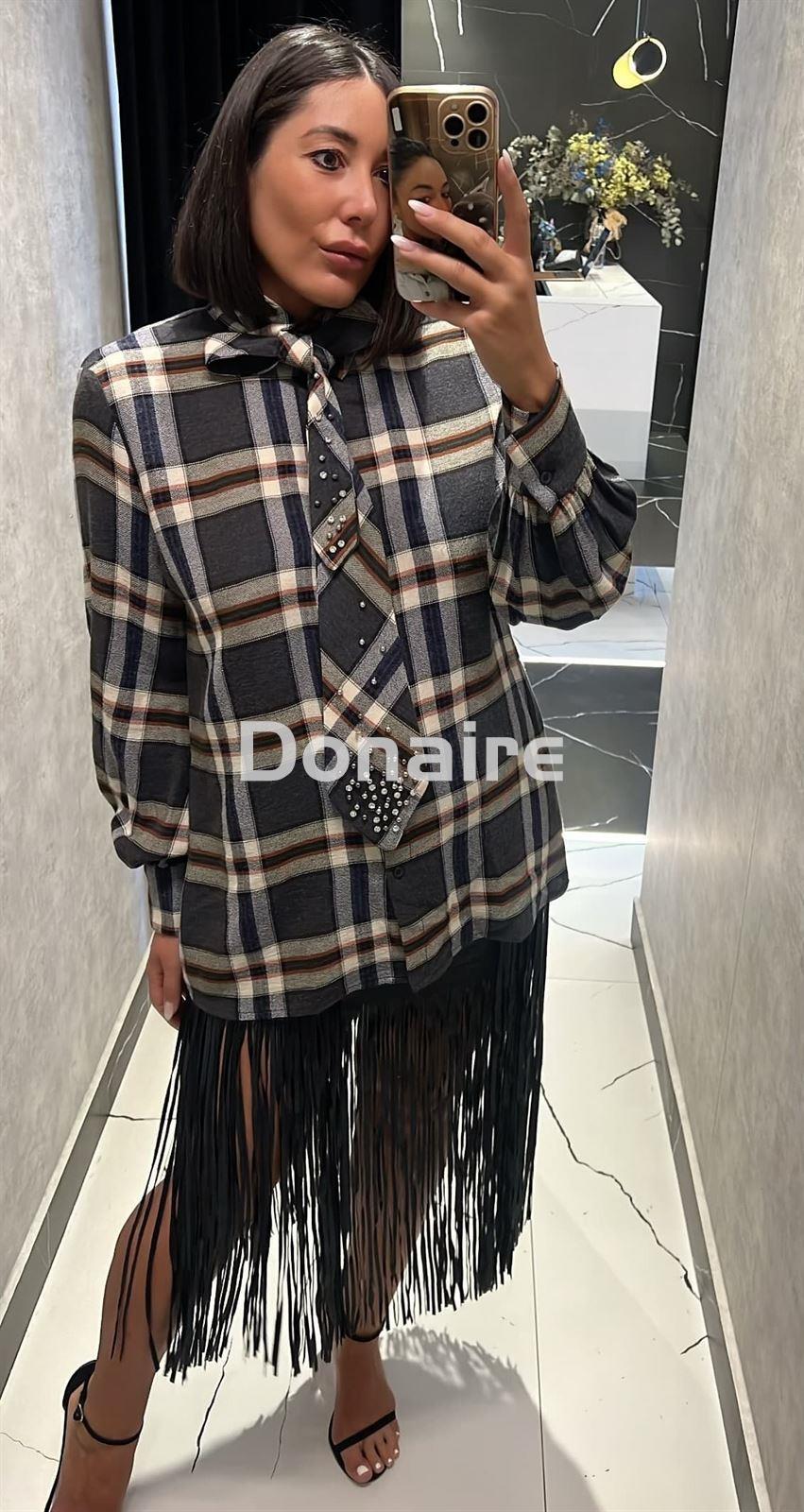 Camisa de cuadros de franela Dixie - Imagen 1