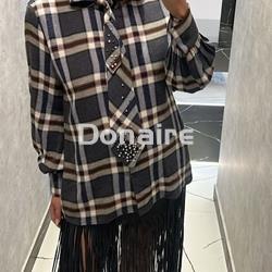 Camisa de cuadros de franela Dixie - Imagen 1