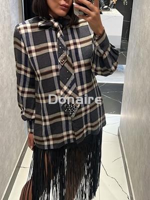 Camisa de cuadros de franela Dixie - Imagen 1