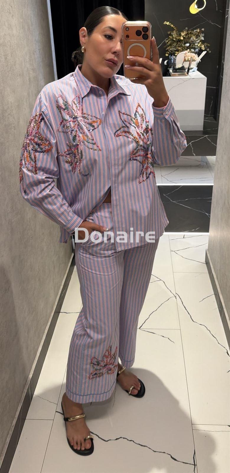 Camisa rayas y lentejuelas Dixie - Imagen 1
