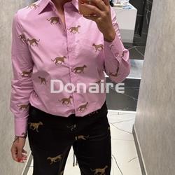 Camisa rosa leopardos Lola Casademunt - Imagen 2