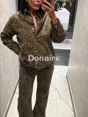 Camisa vaquera animal print BSB - Imagen 1