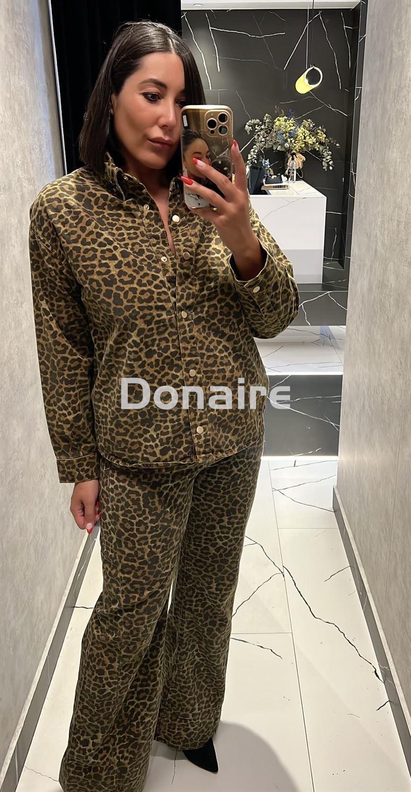 Camisa vaquera animal print BSB - Imagen 2
