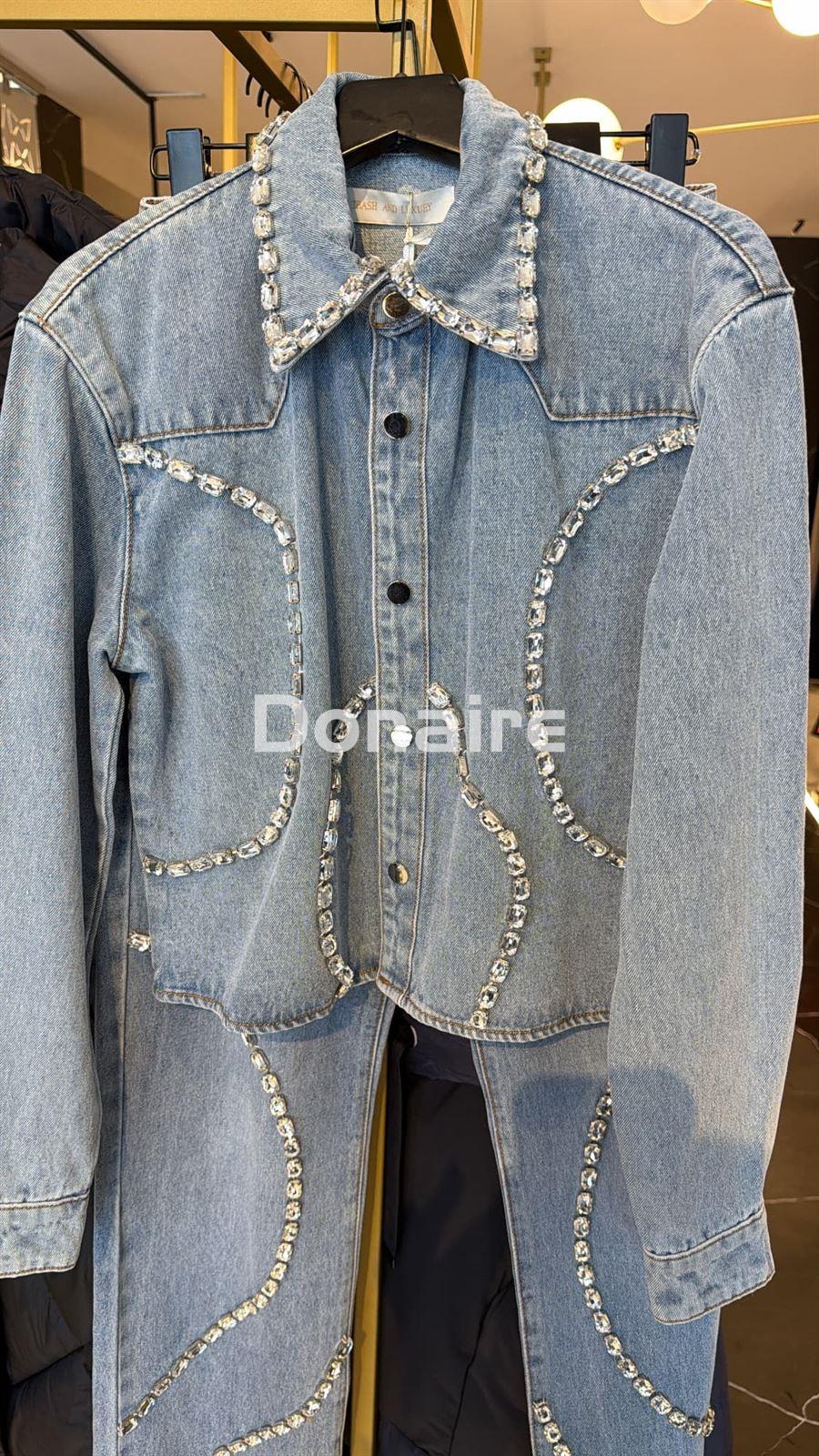 Camisa vaquera joya Trash and Luxury - Imagen 2